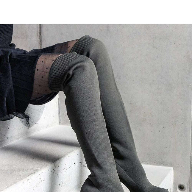 Heel boots model 205778