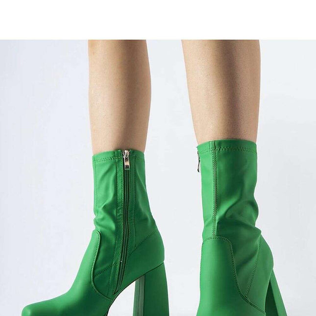 Heel boots model 206496