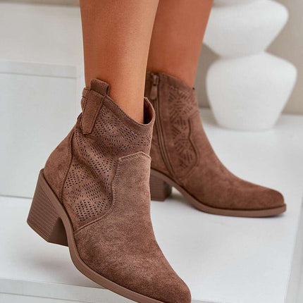 Heel boots model 208465 - Très Elite