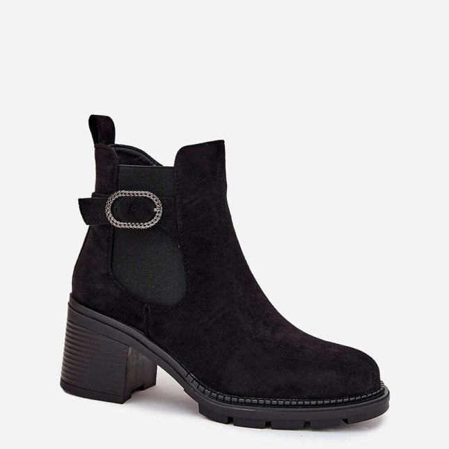 Heel boots model 216653
