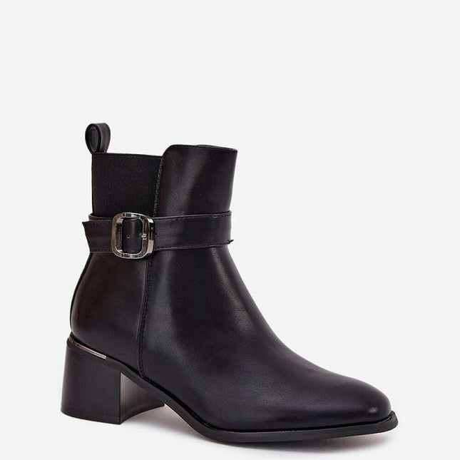 Heel boots model 216655