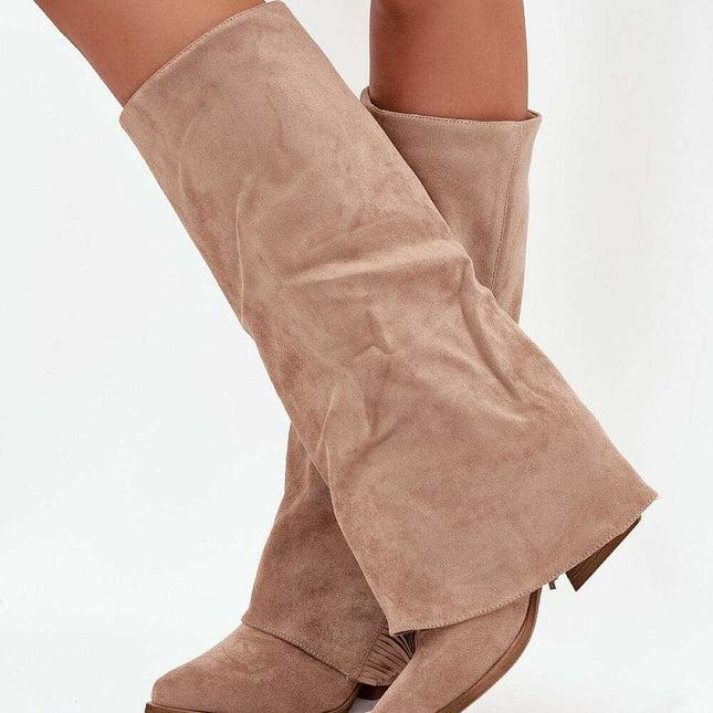 Heel boots model 216793