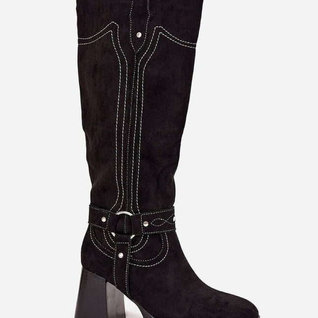 Heel boots model 216796