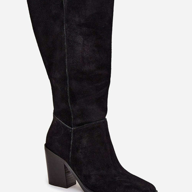 Heel boots model 216797