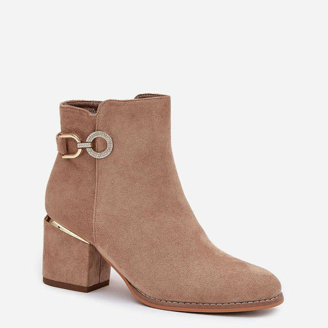 Heel boots model 216807