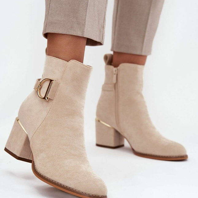 Heel boots model 216810