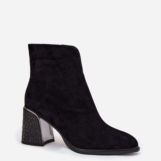 Heel boots model 216831