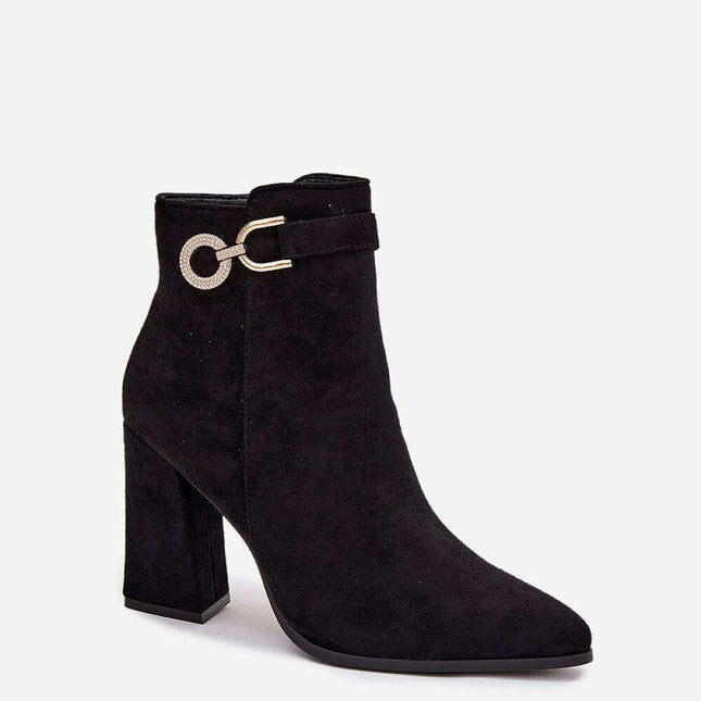 Heel boots model 216951