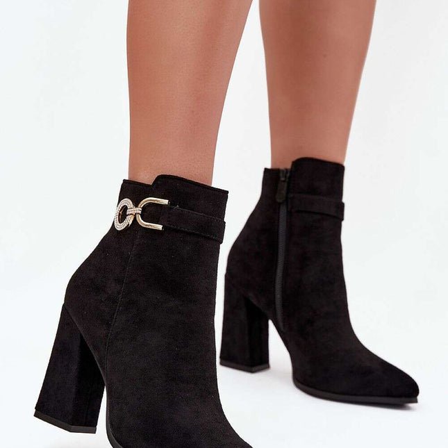 Heel boots model 216951