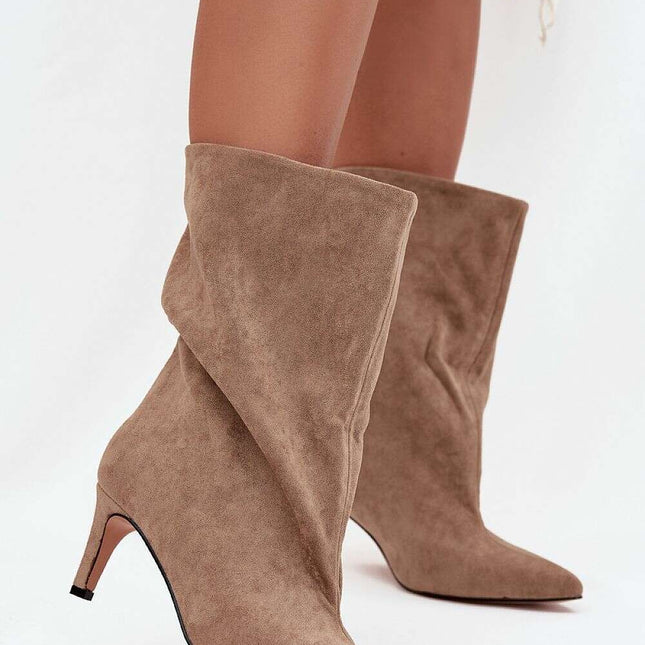 Heel boots model 216963