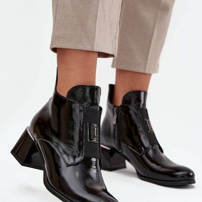 Heel boots model 216971