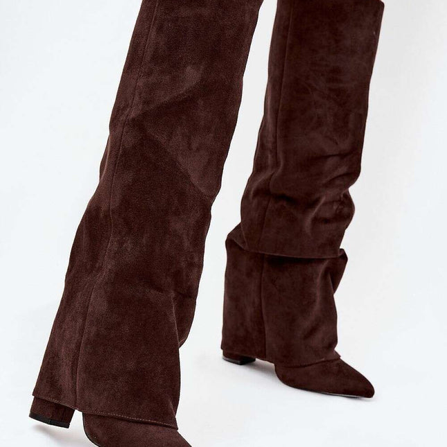 Heel boots model 216988