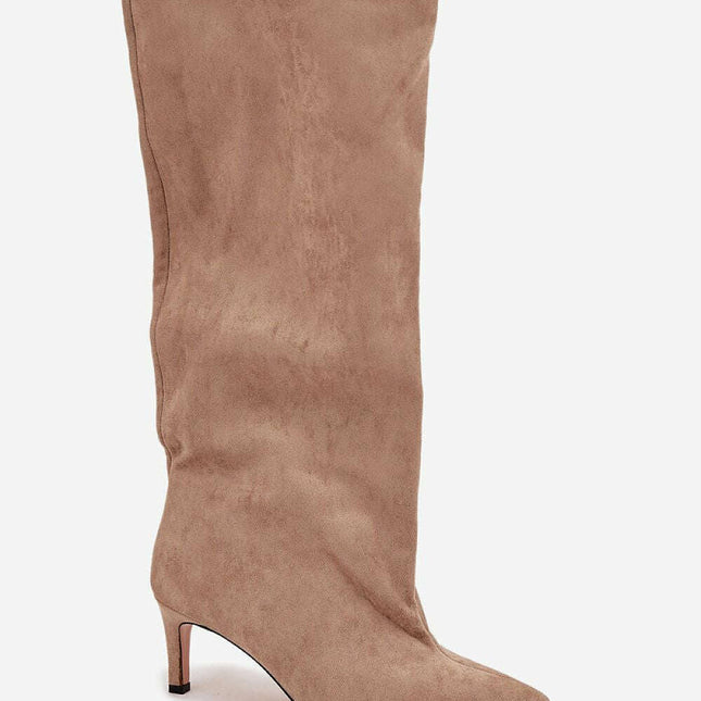 Heel boots model 216992