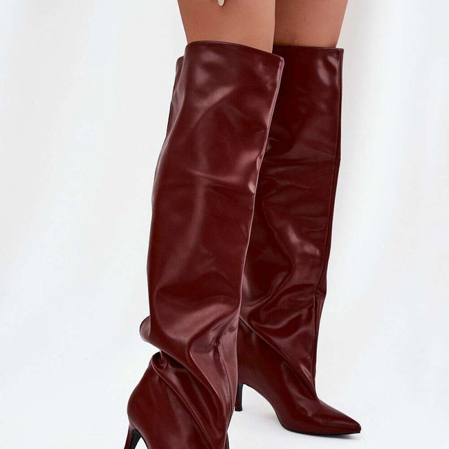 Heel boots model 216994