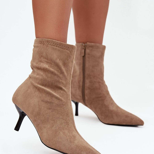 Heel boots model 217170