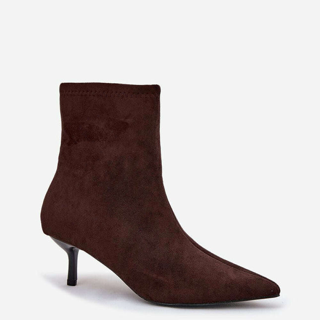 Heel boots model 217171