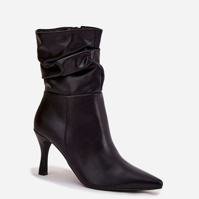 Heel boots model 217175