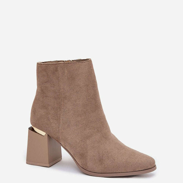 Heel boots model 217189