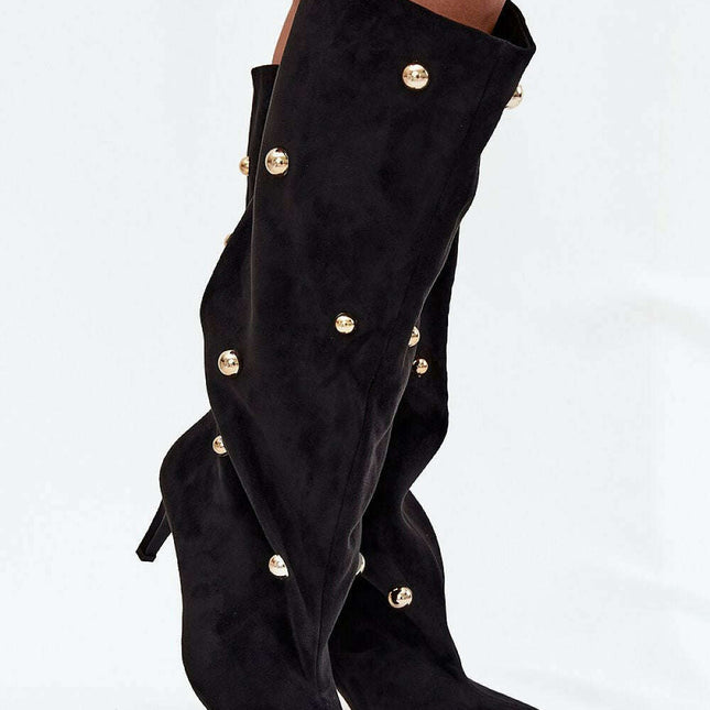Heel boots model 217205