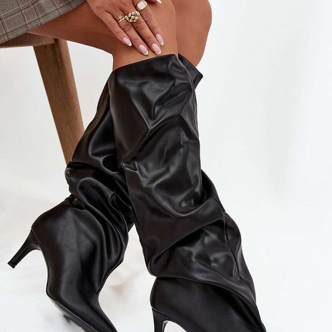 Heel boots model 217206