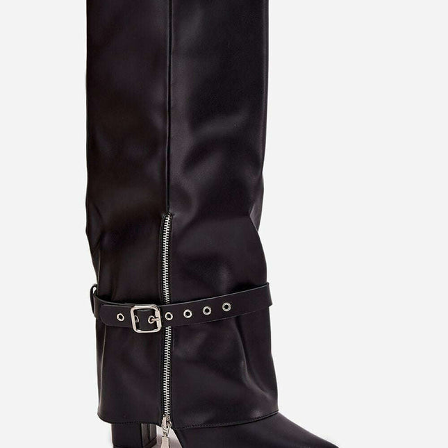 Heel boots model 217209