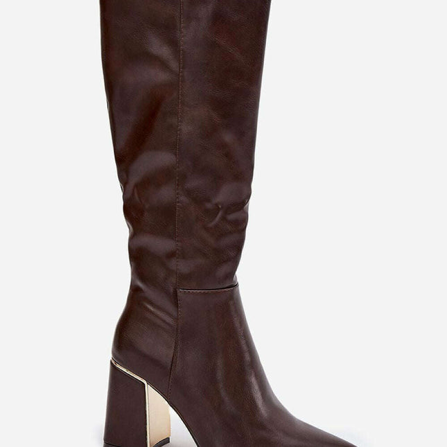 Heel boots model 217215