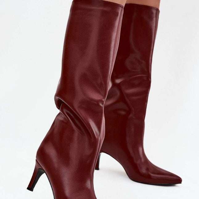 Heel boots model 217221