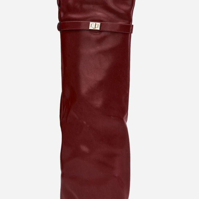 Heel boots model 217224