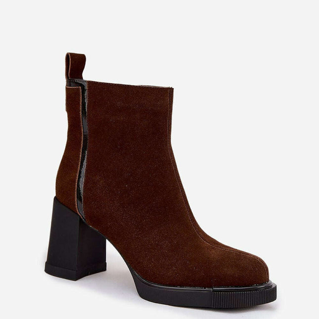 Heel boots model 217493