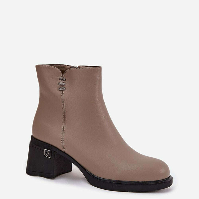 Heel boots model 217494