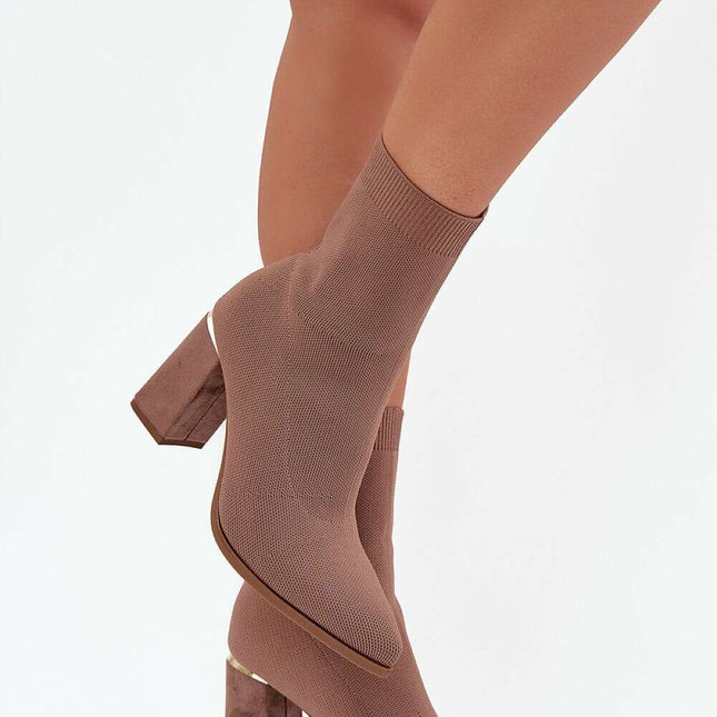 Heel boots model 217512