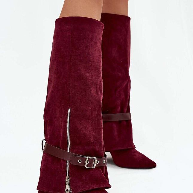 Heel boots model 217515