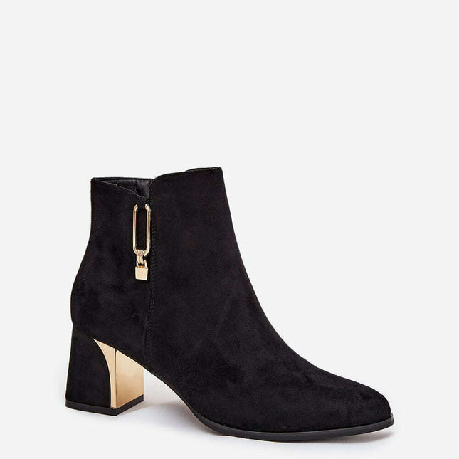 Heel boots model 217724