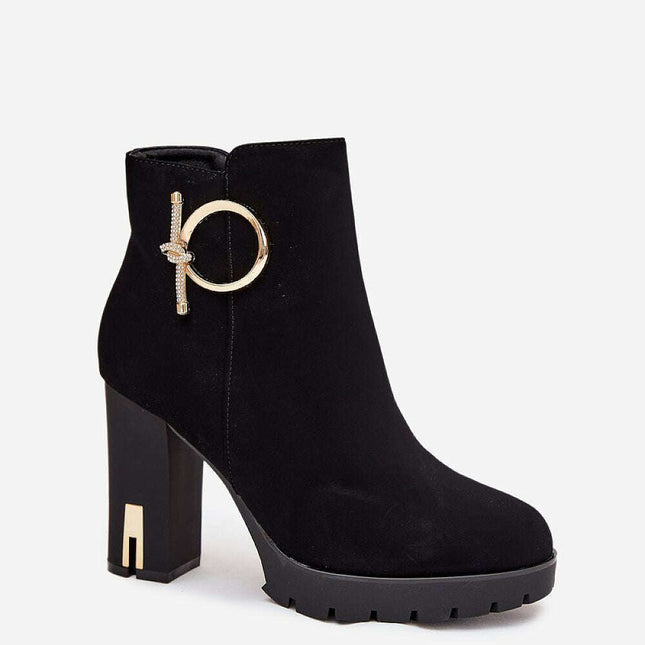 Heel boots model 217734