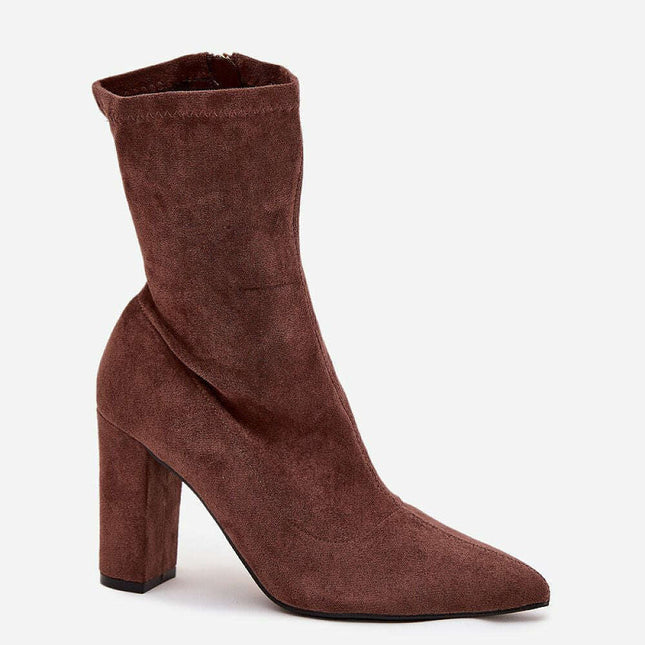 Heel boots model 217737