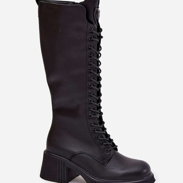 Heel boots model 217765