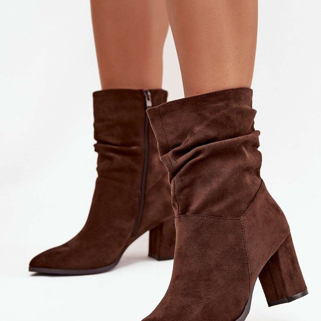 Heel boots model 217794
