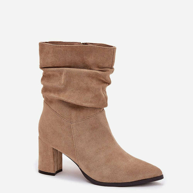 Heel boots model 217795