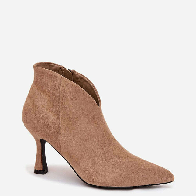 Heel boots model 217802