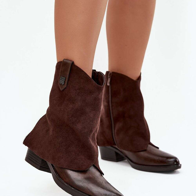 Heel boots model 217811