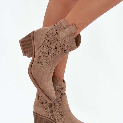 Heel boots model 217812 - Très Elite