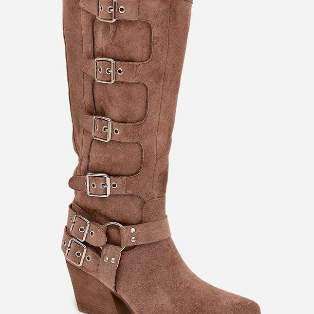 Heel boots model 217818