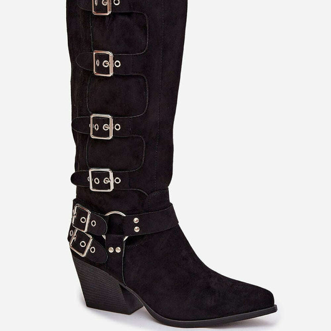 Heel boots model 217819