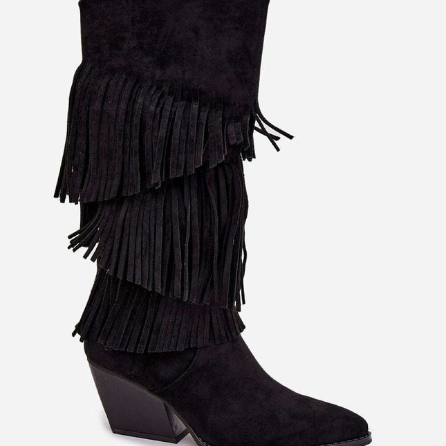 Heel boots model 217822