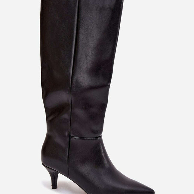 Heel boots model 217830