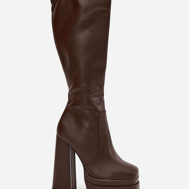 Heel boots model 217838