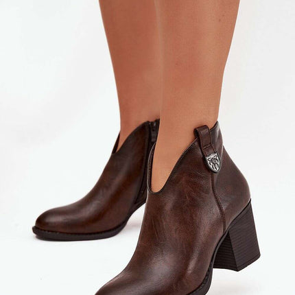 Heel boots model 218061 - Très Elite