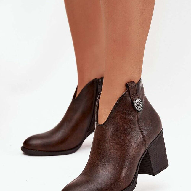 Heel boots model 218061 - Très Elite