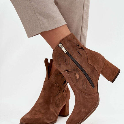 Heel boots model 219132 - Très Elite