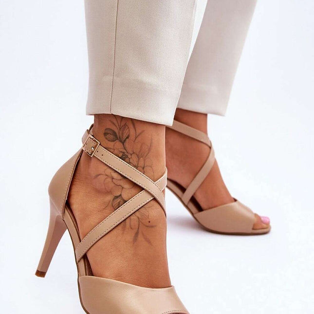 Heel sandals model 177724 - Très Elite